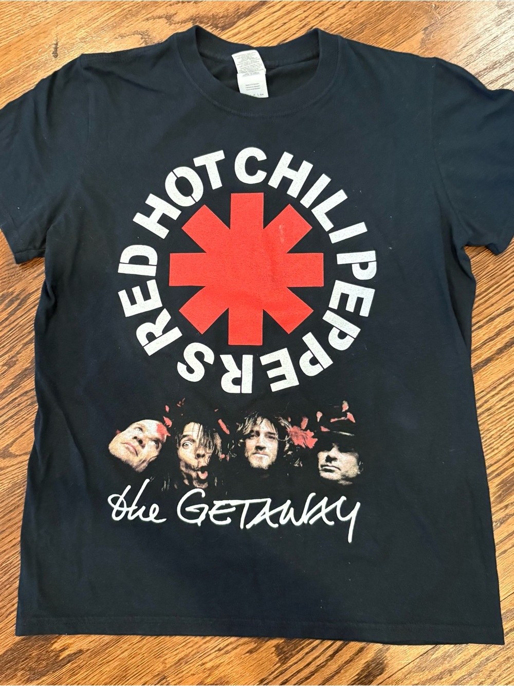 Red Hot Chili Peppers Black 2017 The Getaway Tour T Shirt